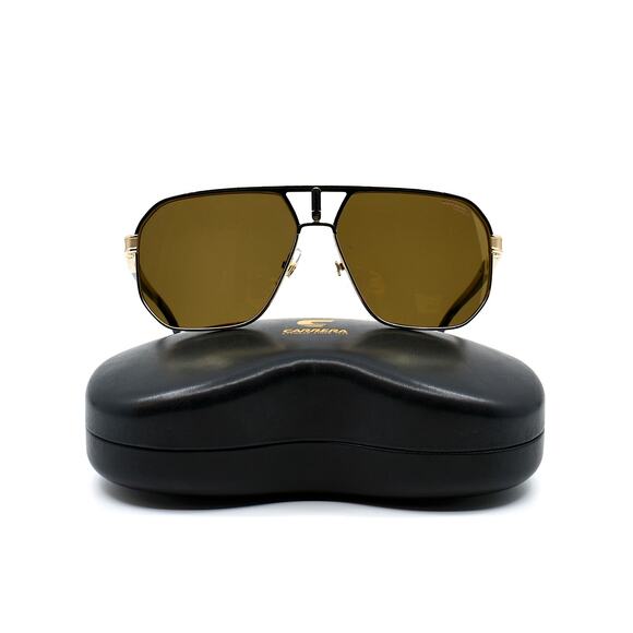 NEW CARRERA 1062/S GOLD BROWN MIRROR POLARIZED AUTHENTIC SUNGLASSES - Picture 12 of 12